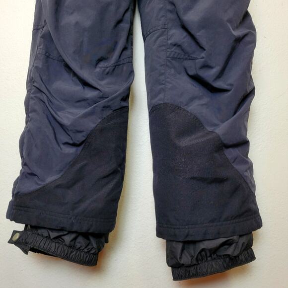L.L.BEAN Black Insulated Snow Ski Pants With Gaiters Zip Pockets Size Small - Picture 5 of 10